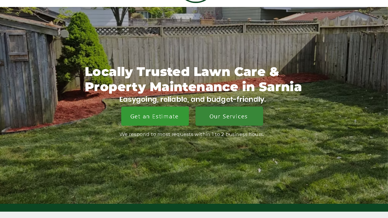 Lambton Maintenance Men homepage screenshot